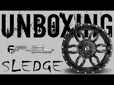 Fuel Off-Road Sledge 20x10 -18 Wheel Rim Unboxing