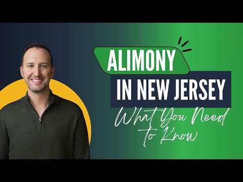 How Alimony Works in New Jersey