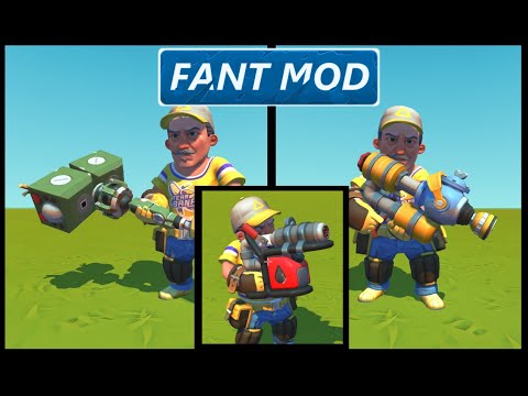 Scrap Mechanic | Fant Mod 7.6 - New Tool New Weapons and Remodels