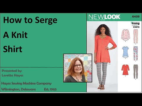 , title : 'How to Serge a Knit Shirt Top'