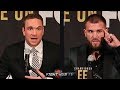 THE FULL CALEB PLANT AND MIKE LEE LA PRESS CONFERENCE