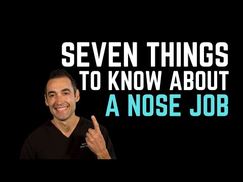7 things you need to know about a nose job