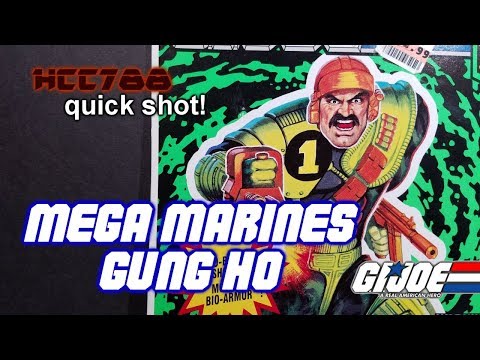 HCC788 quick shot! 1993 Mega Marines GUNG HO! - Vintage G.I. Joe toy!