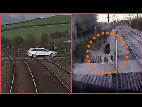 5 shocking near misses on railways 😱 Don't risk it at level crossings, says Network Rail