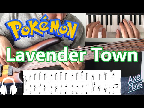PokeBass Series - Lavender Town Theme Fretless Bass Cover (+ score)