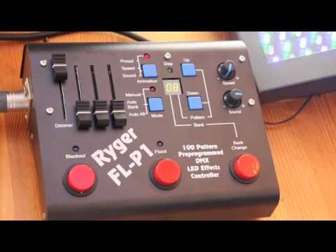 Ryger FL-P1 100 Pattern Programable DMX LED Effects Controller image 8