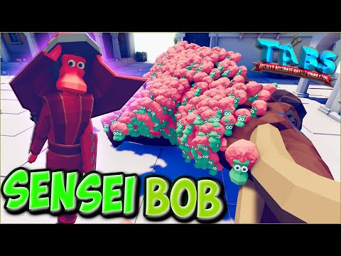 Infestation! Sensei Bob vs Every Faction #1 - TABS MODS GAMEPLAY