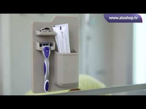 Păstrează-ți accesoriile de baie mereu la îndemână cu Silicone Organizer