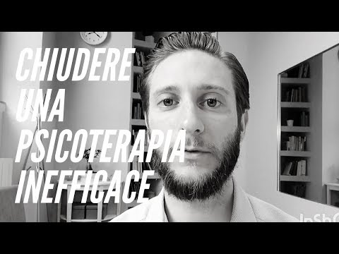 Quando e come chiudere una psicoterapia inefficace