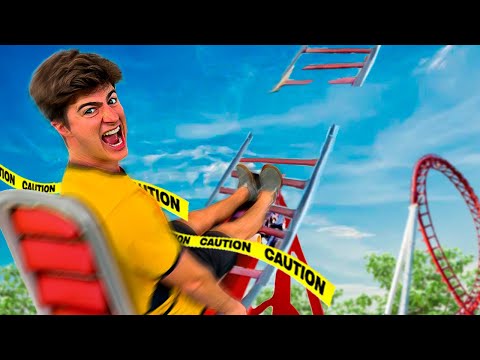 QUEBREI TODAS AS LEIS DOS PARQUES DE DIVERSÃO DOS ESTADOS UNIDOS!