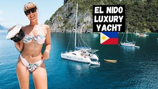 Living on a LUXURY Yacht in El Nido! Philippines DREAM Island!
