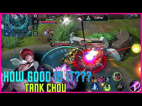 How to USE CHOU AS TANK NEW PATCH| TIPS AND TRICKS | EVY TV | MLBB2020