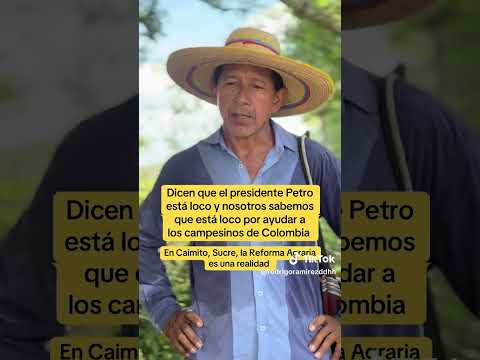 🚜🇨🇴 ¡Petro “loco” por ayudar al campo! 🌱✊ Reforma Agraria es realidad en Caimito, Sucre 🔥👨‍🌾