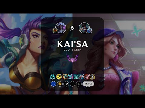 Kai'Sa ADC vs Caitlyn - EUW Master Patch 13.3