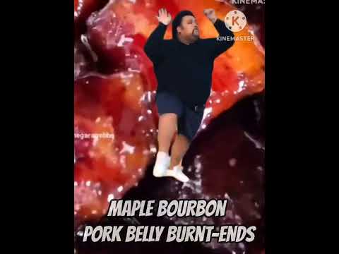 Barriga de porco Maple Bourbon queimada