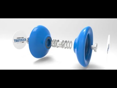 iYoYo presents: KiCKSTART Made in Germany Plastic YoYo