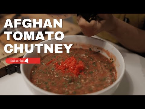 Tomato Chutney Recipe - Afghan Style Tomato Chutnay