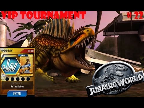 VIP TOURNAMENT | WITH VIP DINO'S | JURASSIC WORLD THE GAME | MODDED | EPISODE 22