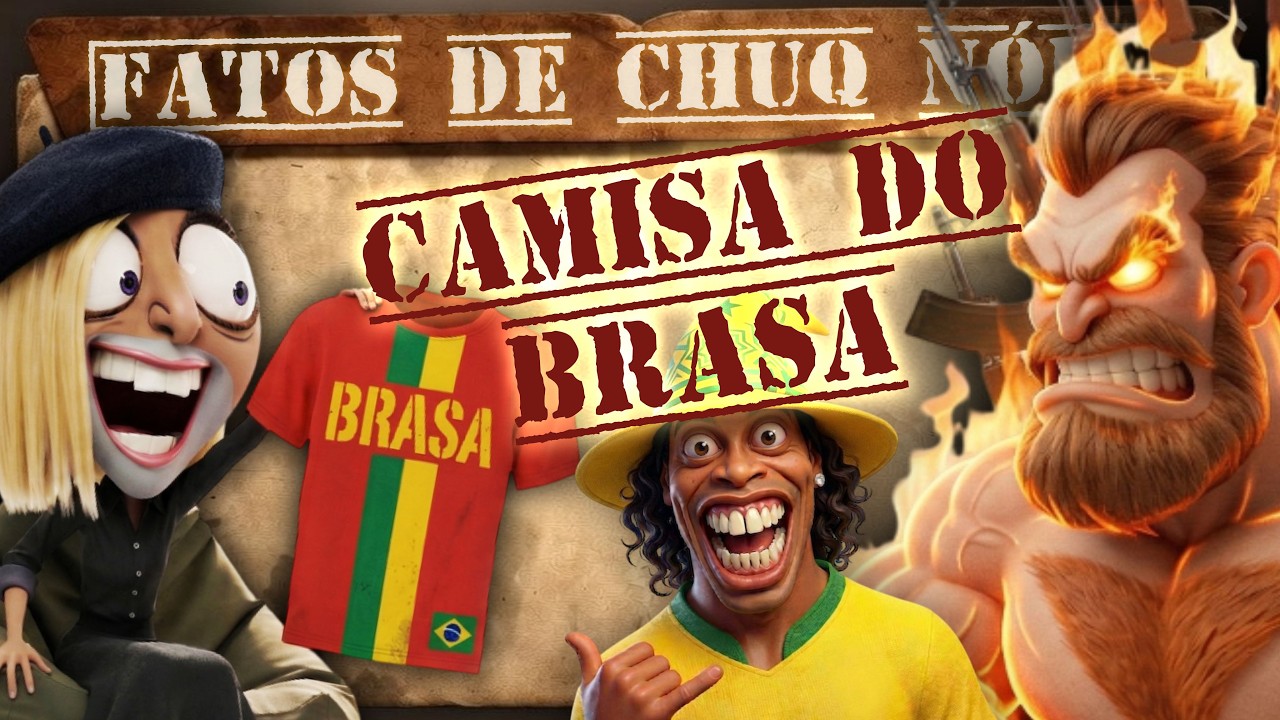 CHUQ NÓIA GANHA A CAMISA DO BRASA - Fatos do Chuq Nóia