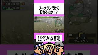 【MHP2G】ブーメランだけでグラビモスは狩れるのか！？【モンハンワイルズ】