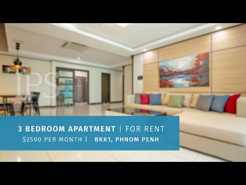 27th Floor 3 Bedroom Condo For Sale - Decastle Royal, BKK1, Phnom Penh thumbnail