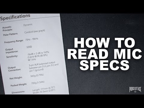 Microphone specifications