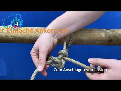 Der einfache Ankerstich