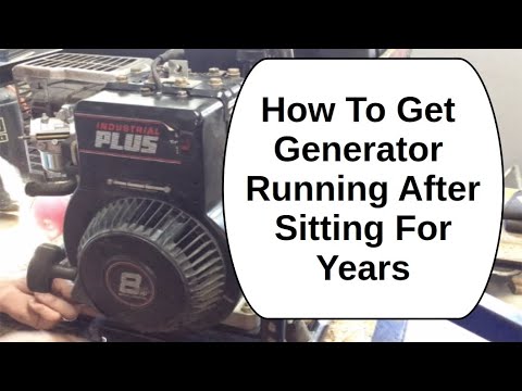 How To Get Generator Running After Sitting For Years