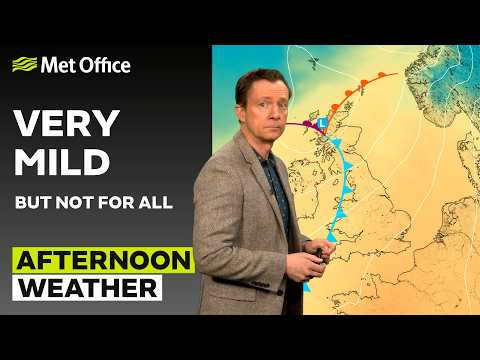 25/02/2026 - Warm Bright Spells - Afternoon Weather Forecast UK – Met Office Weather