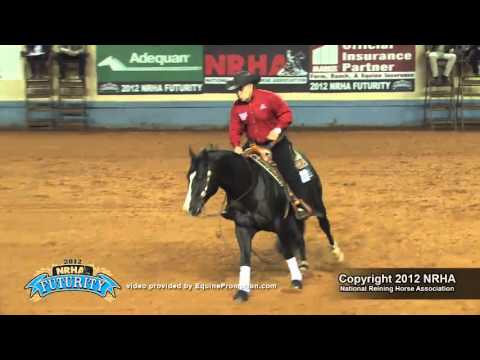 Plumdog Millionaire ridden by Dany Tremblay - 2012 NRHA Futurity