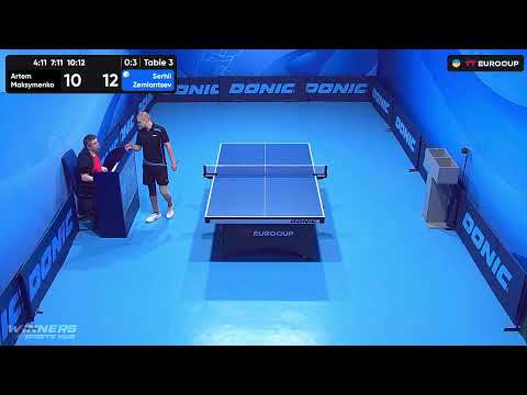 17:35 Artem Maksymenko - Serhii Zemiantsev 09.09.2023 TT Euro.Cup Ukraine Star. TABLE 3