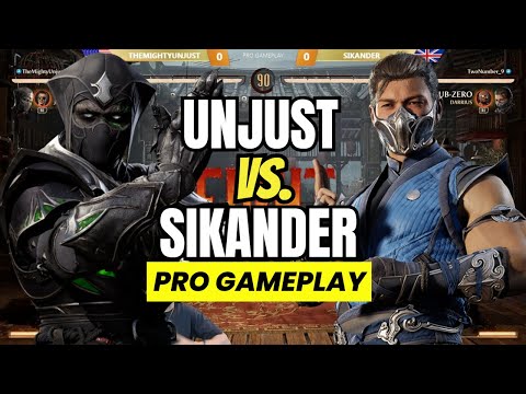 MK1: UNJUST VS SIKANDER555 | NOOB SAIBOT VS SUB ZERO | Pro Gameplay Mortal Kombat 1