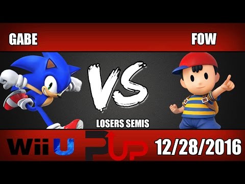 Gabe (Sonic) vs. Fow (Ness) - Wii U Losers Semis - SOS