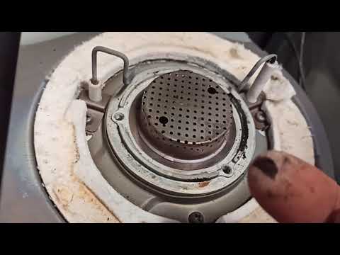Complete disassembly and maintenance of an oil stove (error E0, E1, E2, E3, etc...CO² error)