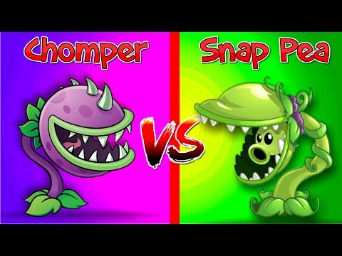 Snap Pea vs Chomper Plants vs Zombies 2 Premium vs Premium Video PVZ 2 Carnívora