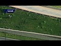 Cowboy Wrangles Cow On Busy Oklahoma Highway