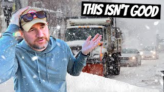 We drove right into a SNOWSTORM with our RV Van!