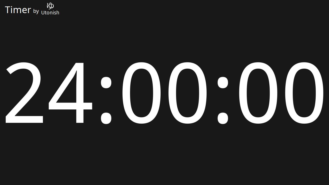 24 Hour Countdown Timer