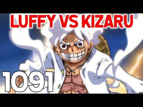 ONE PIECE 1091 - LUFFY VS KIZARU ! YONKO VS AMIRAL | REVIEW MANGA