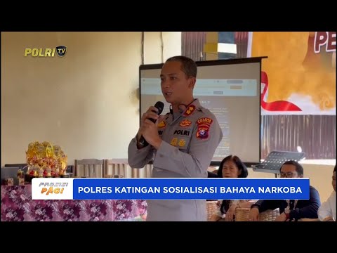 KAPOLRES KATINGAN SOSIALISASI BAHAYA NARKOBA KEPADA PESERTA KEMAH PELAJAR LINTAS AGAMA