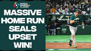 ROBBIE GLENDINNING with a MONSTROUS 3-run home run as Australia UPSETS Korea!