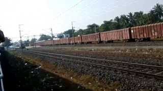 preview picture of video 'WAP-4 Gitanjali Express- High speed cruise through Andul!'