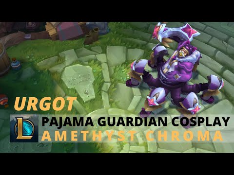 Pajama Guardian Cosplay Urgot Amethyst Chroma - League Of Legends
