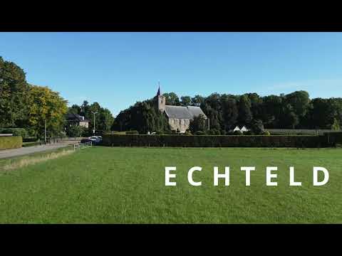 4K drone film: Echteld, dorp in de Betuwe