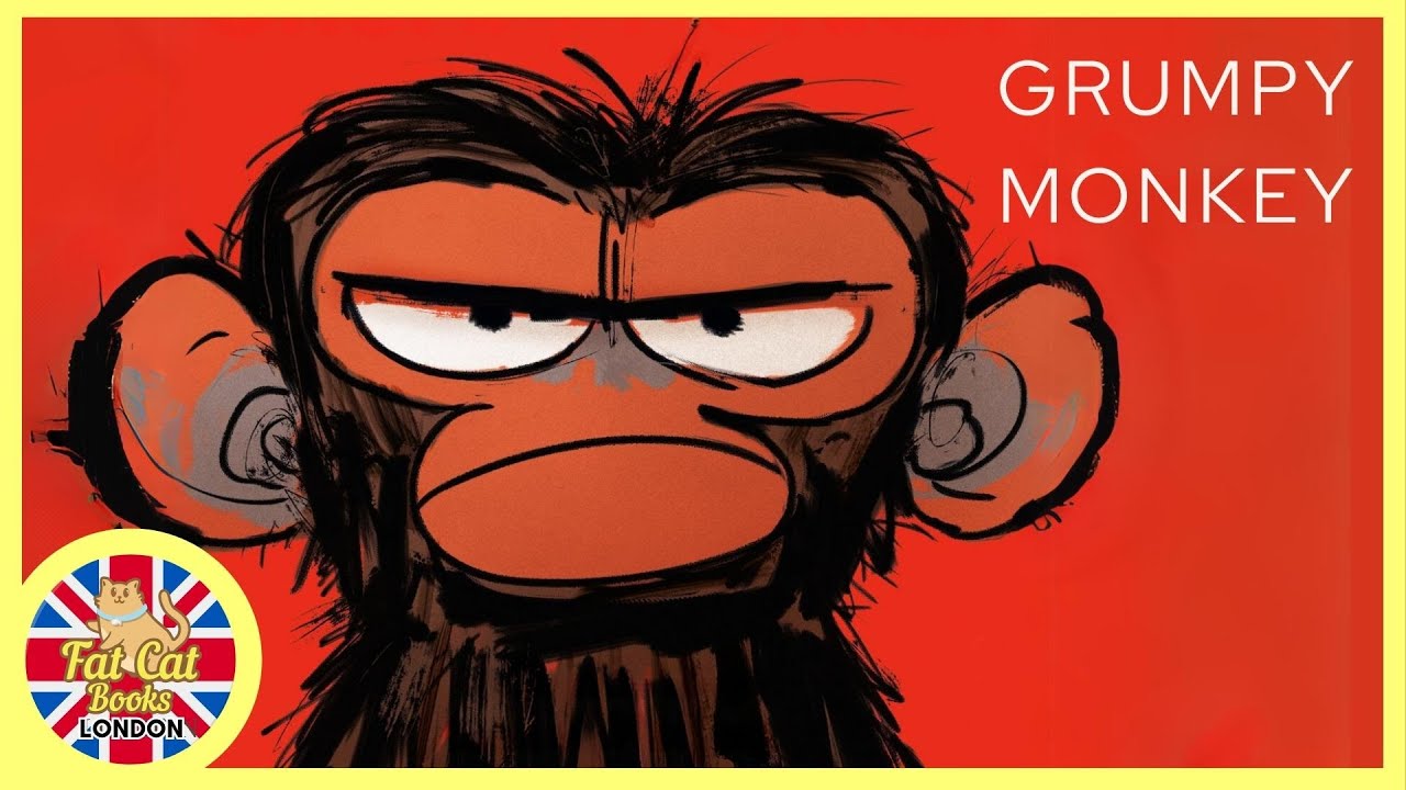 Grumpy Monkey, animated story#readaloud #bedtimestories #storytime #toddlers