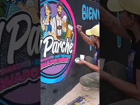 Así pintamos este mural en Guapotá 🎨 | Logo lleno de color