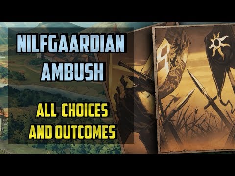 Nilfgaardian Ambush all choices - Thronebreaker the Witcher Tales - (Enemy moves)