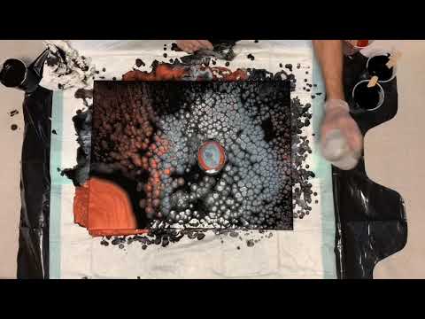 Metallics!! Dump and Swirl!  Deco Arts Extreme Sheen!!