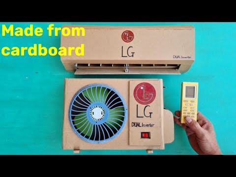 According to LG's model, I created a lifelike air conditioner, a toy AC