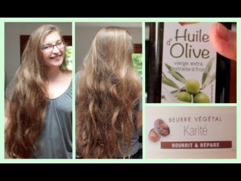comment appliquer l'huile d'olive sur les cheveux